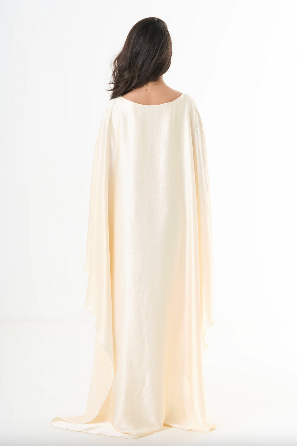 Layla Evening Dress - Cream