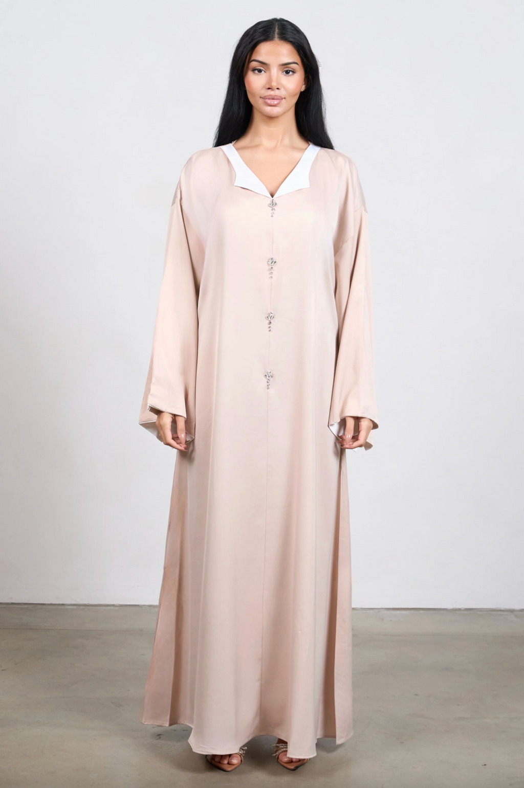 Harmony Kaftan Dress - Beige