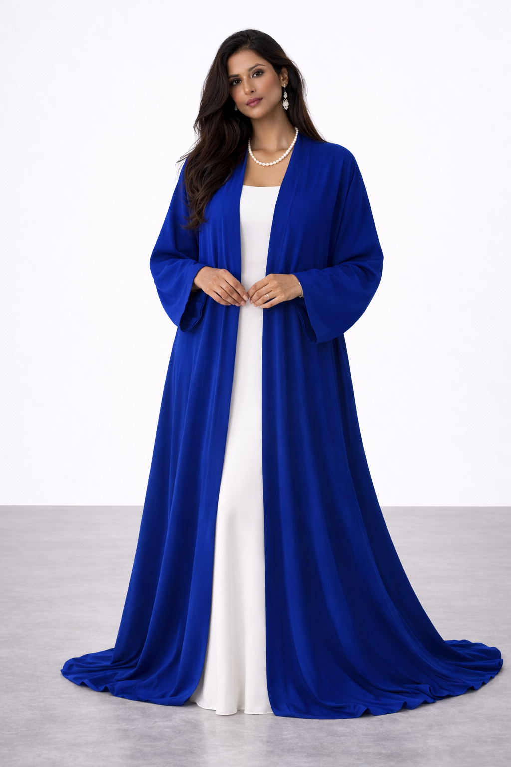 Sapphire Blue Abaya