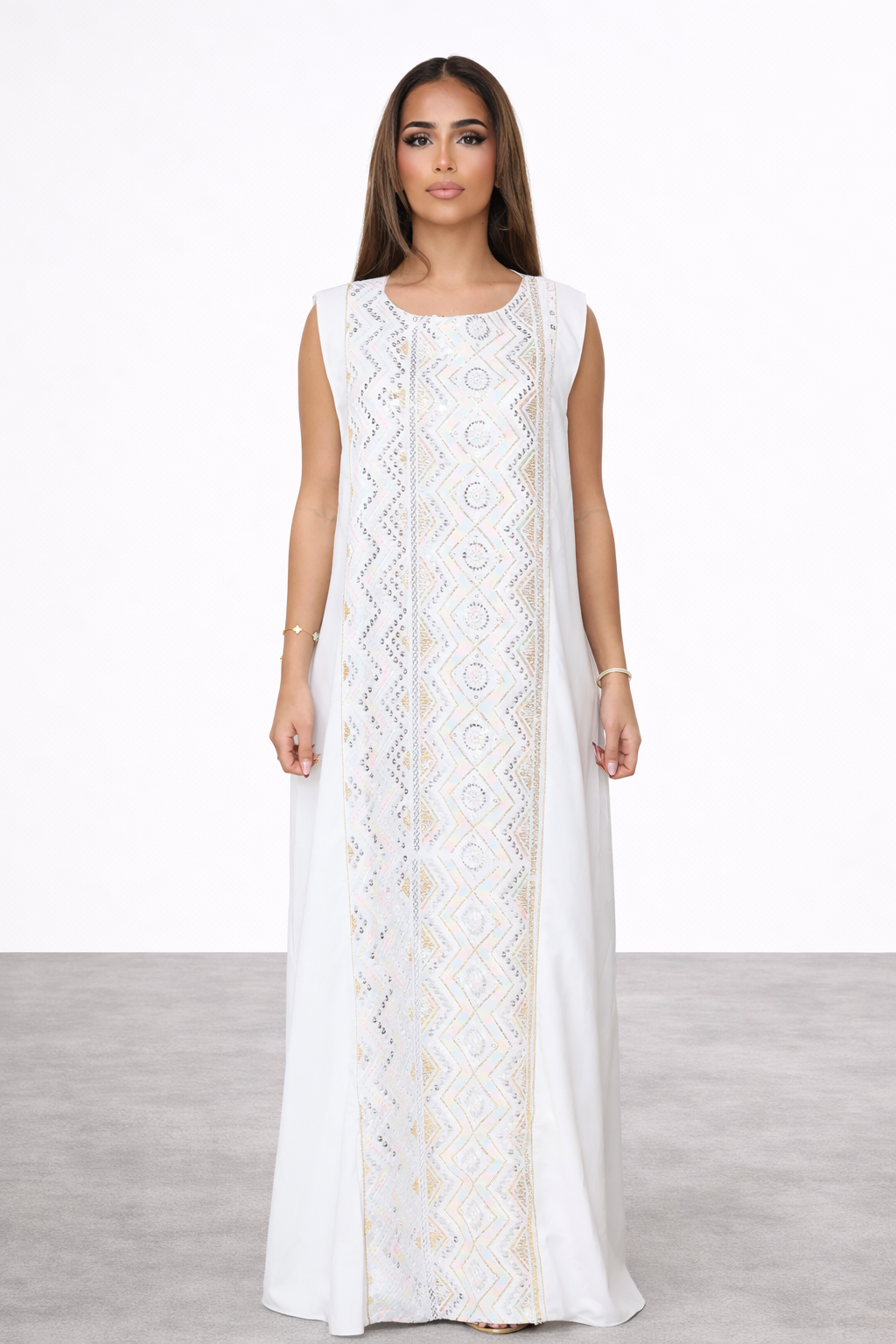 Malikat Abaya Set - White