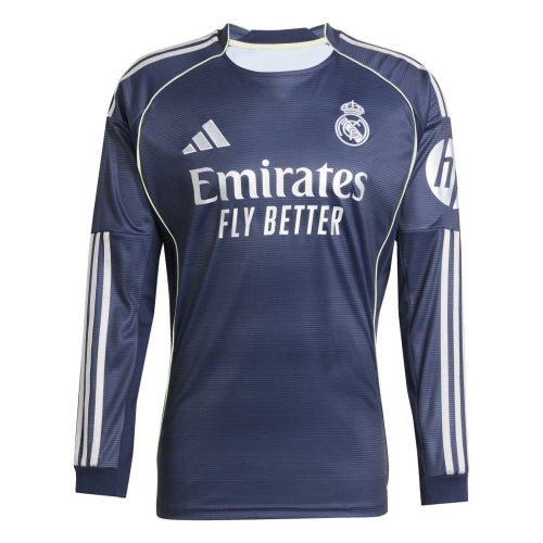 Real Madrid Jersey Away Long Sleeve 2025/2026