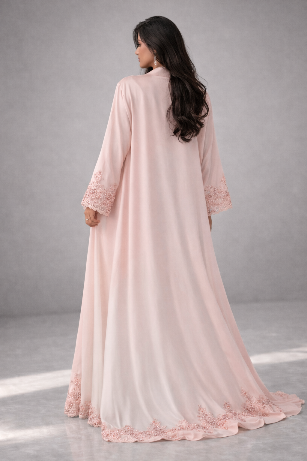 Pinkflower Abaya